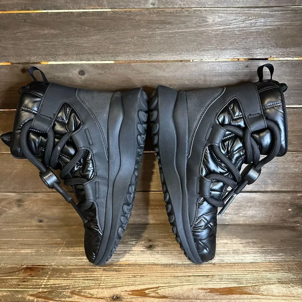 New NWOB Womens Merrell Cloud Puff Black Waterproof Winter Snow Boots Size 6.5 M